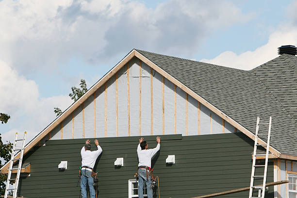 Professional Siding technician working in Brookville, PA